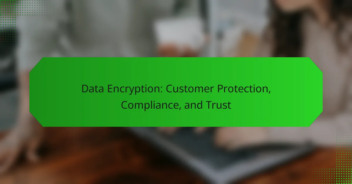 数据加密：客户保护、合规性与信任