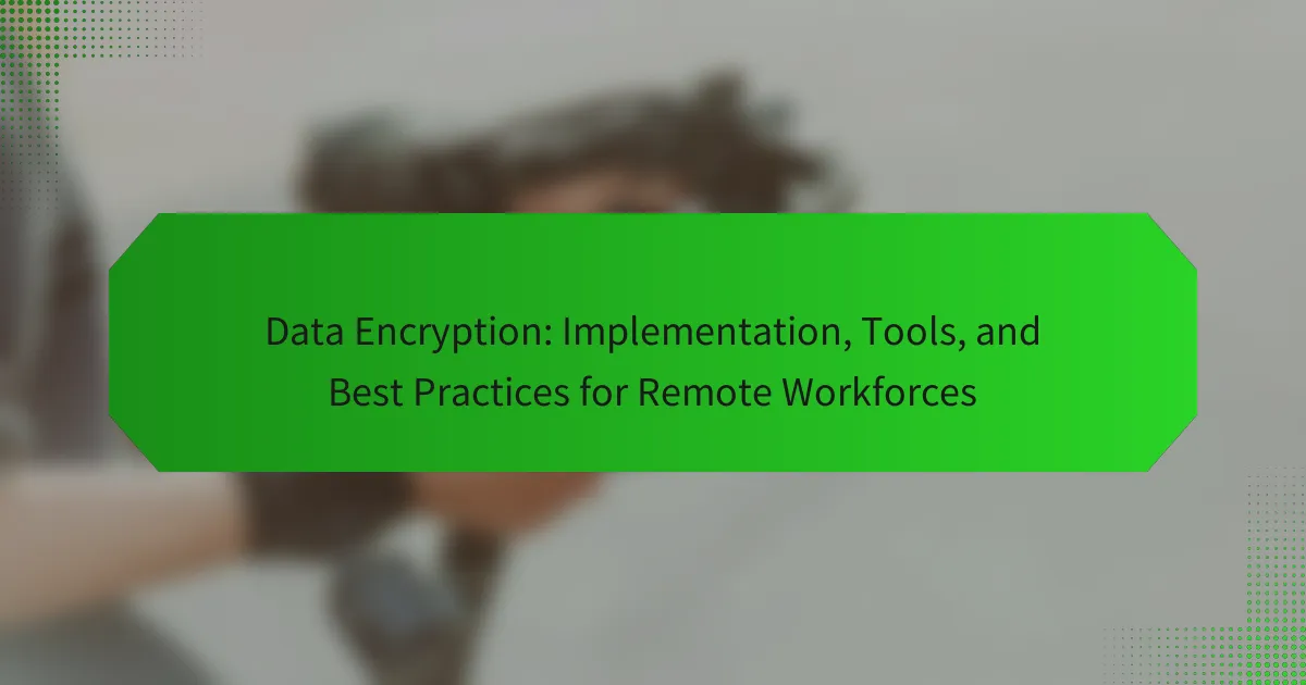 数据加密：远程员工队伍的实施、工具和最佳实践